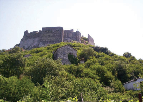 Žabljak - the ruins of the old city - the ancient capital of the old Montenegro